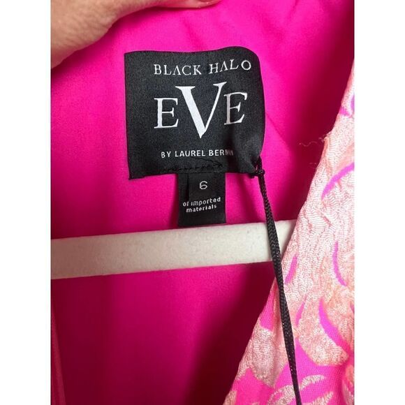 Black Halo Eve Jax Cocktail Sheath Dress NWT Sz. 6 - Picture 6 of 9